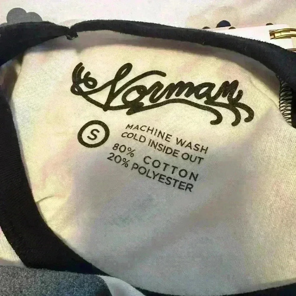 NWT Norman Reedus Designed Limited Edition Graphic Baseball Jersey. Size: S - Picture 3 of 5